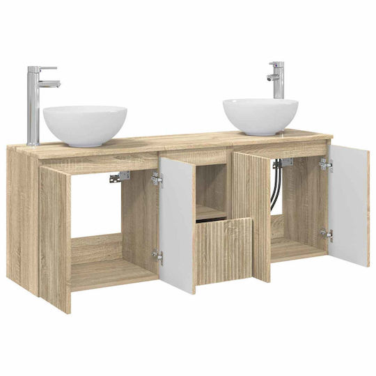 vidaXL Bathroom Vanity Unit Without Sink W49.5xD35xH63cm Sonoma Oak