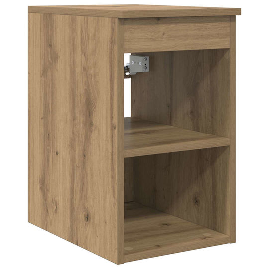 vidaXL Badezimmer Waschtisch-Einheit M49.5xB35xH63cm Eiche