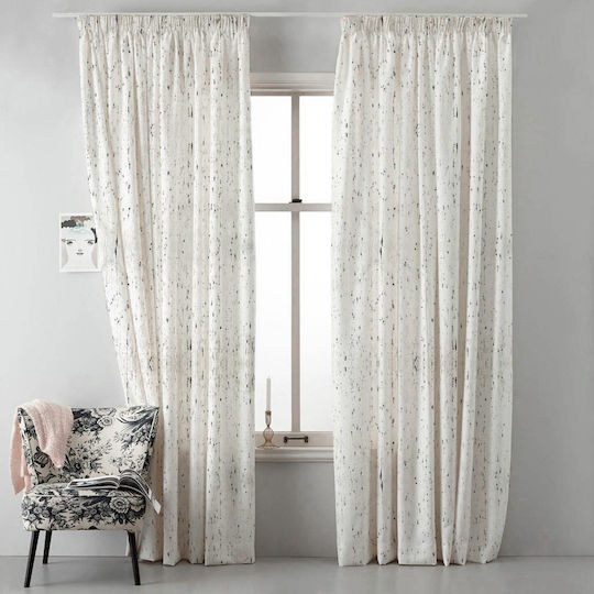 Saray Home Κουρτίνα με Τρέσα Μπεζ 220x220εκ. Saray Home Κουρτίνα με Τρέσα Μπεζ 220x220εκ.