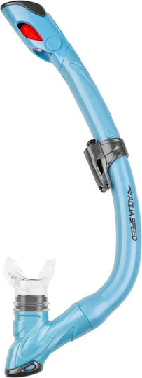 Aquaspeed Kids Silicone Diving Mask with Snorkel Light Blue