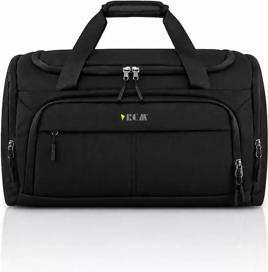 RCM Sack Voyage Black from Artificial Leather 50x26cm