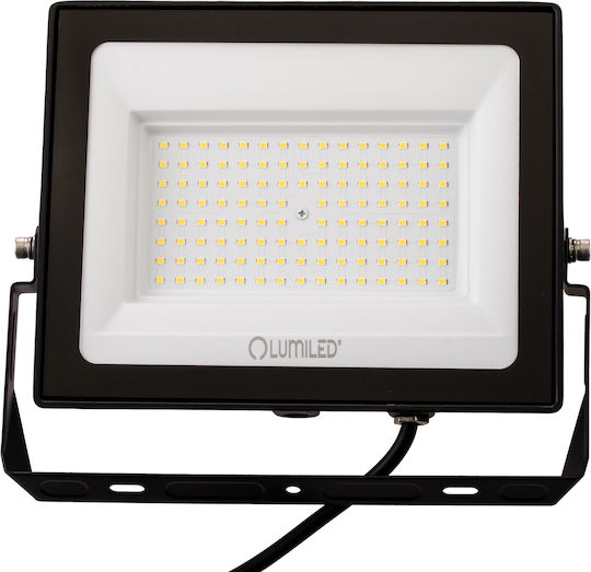 LED Flutlichter Zuna2 100w 9000lm 4000k Ip65 Schwarze phosphorierte