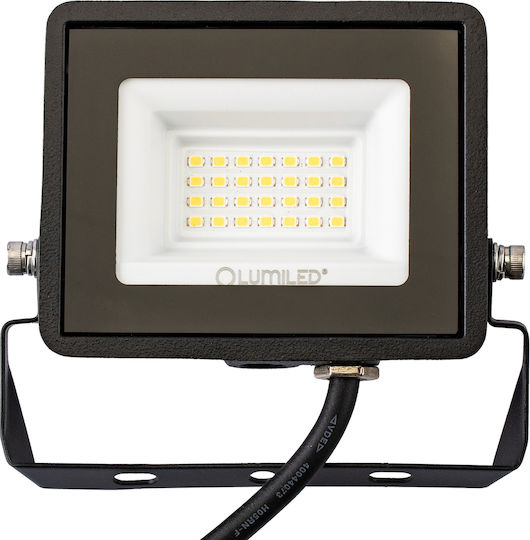 LED Flood Light Zuna2 20W 1800Lm 6500K IP65 Black Phosphorized