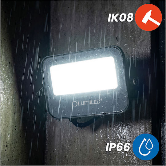 LED Flood Light Trinox 20W 2000lm CCT IP66 Grey Lumiled