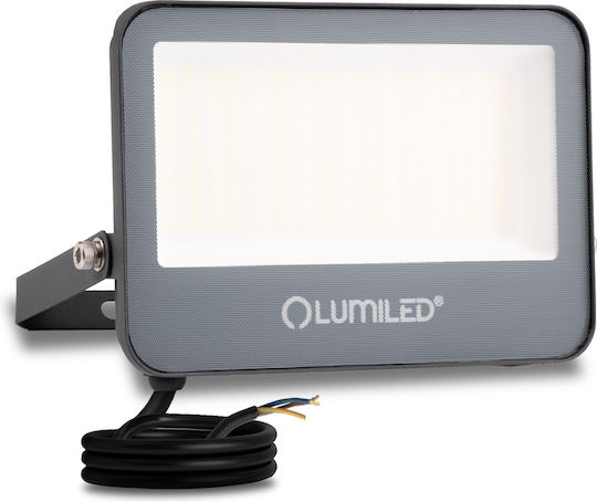 LED Flood Light Trinox 50W 5500lm CCT IP66 Grey Lumiled