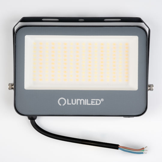 LED Flood Light Trinox 50W 5500lm CCT IP66 Grey Lumiled