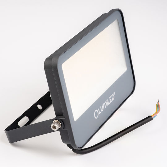 LED Flood Light Trinox 50W 5500lm CCT IP66 Grey Lumiled