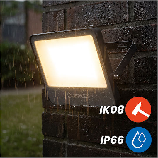 Προβολέας Led Trinox 100w 11000lm Cct Ip66 Γκρι Lumiled