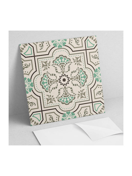 Set Autocolante Plăci Design Geometric 4x50x50 Cm