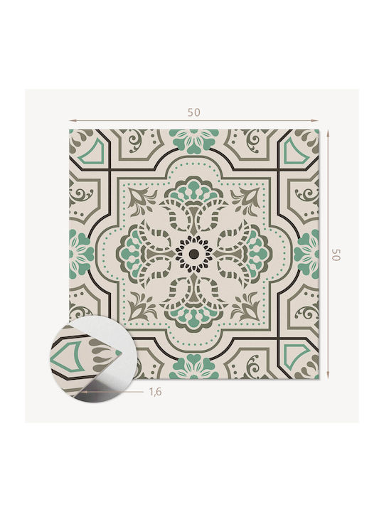 Set Autocolante Plăci Design Geometric 4x50x50 Cm