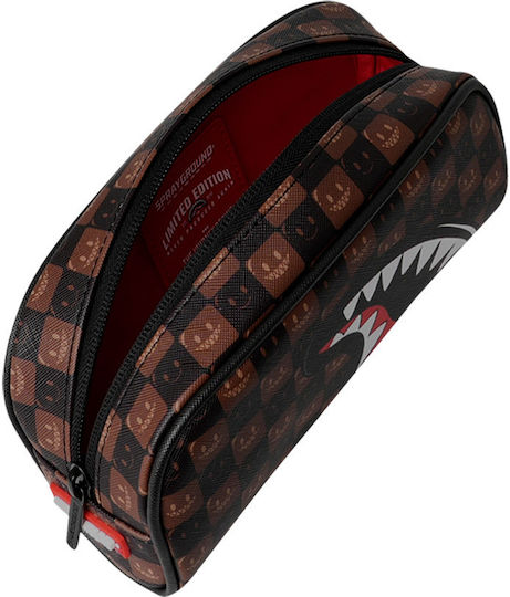 Sprayground Sharks In Paris Grin And Grind Pencil Case Cylinder Sharks In Paris Grin Grind