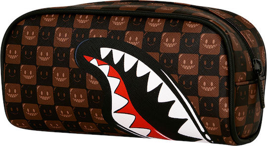 Sprayground Sharks In Paris Grin And Grind Pencil Case Cylinder Sharks In Paris Grin Grind