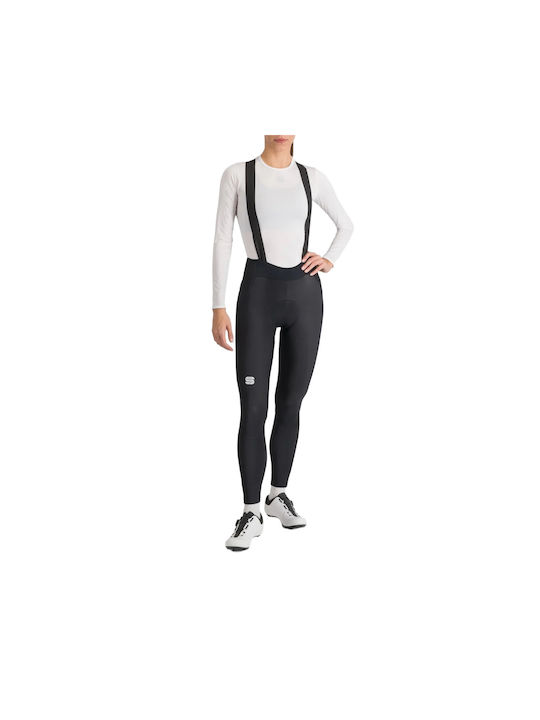 Sportful Pantaloni De Ciclism Pentru Femei Cu Bretele Negri