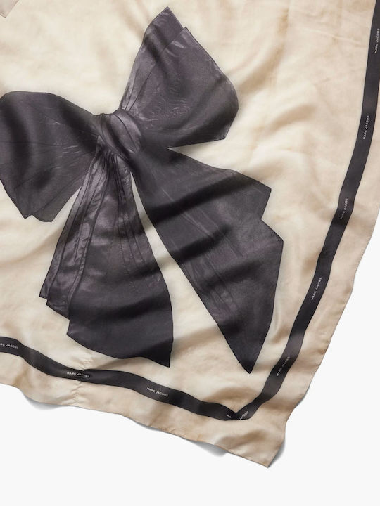 Marc Jacobs Women's Beige Silk Scarf