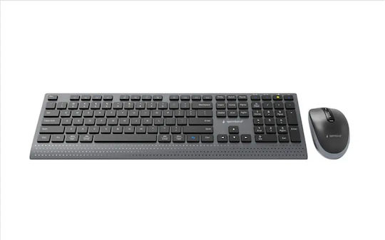Gembird KBS-WPS-02 Kabelloses Bluetooth Tastatur & Maus Set für Tabletten Englisch (US)