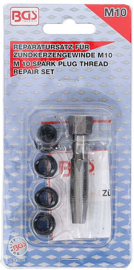 Spark Plug Thread Repair Kit M10 X 1.0 Mm 5 Pcs Bgs 165