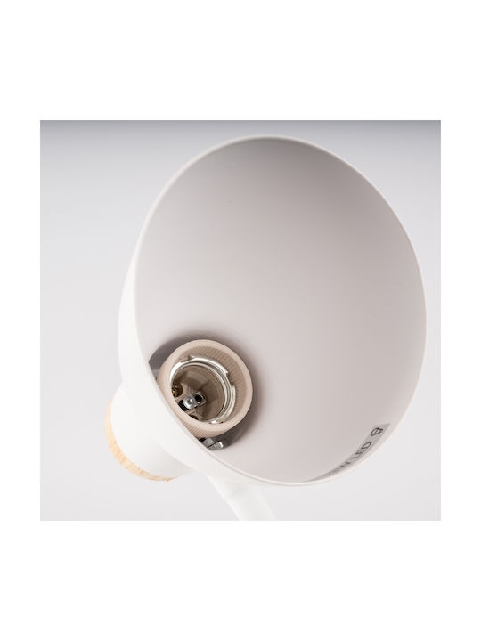 Table Lamp School Decorative Design Table E27 Niko White Illuminated