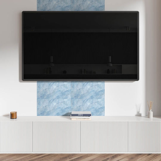 Wandsticker & Wandgemälde Vinyl Dekoration Küche Oder Badezimmer Abstraktes Marmor Muster 10x40x20 cm