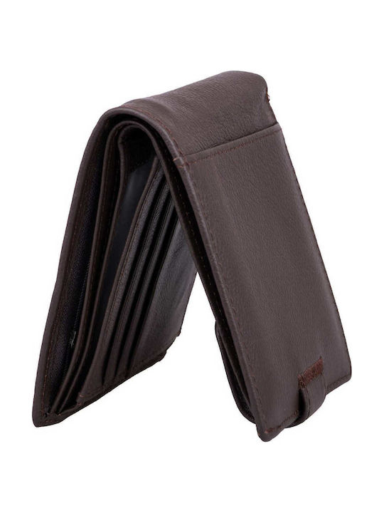 Herrenbrieftasche aus Braun Naturleder Graffette