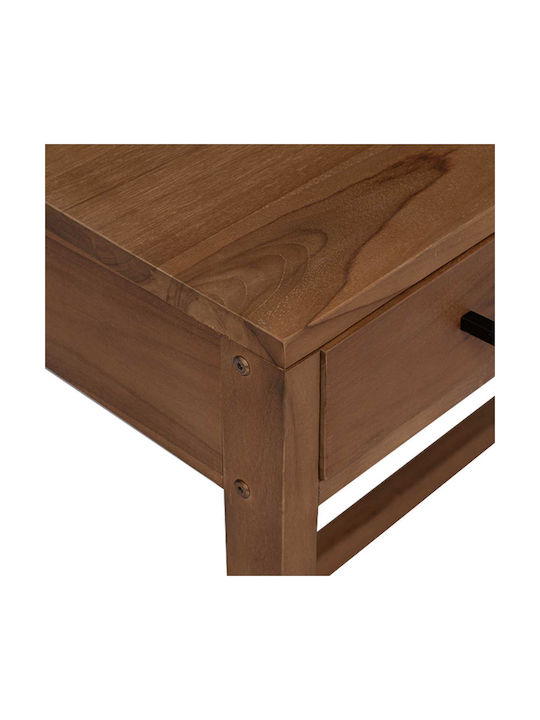 Solid Wood Console Natural W80xD50xH75cm