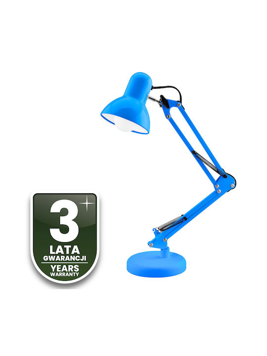 E27 Tobi Blue Office Lamp + Table Base E27 Tobi Blue Office Lamp + Table Base