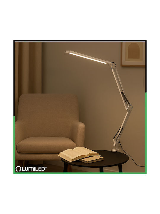 Table LED Lamp Cosmi 8w Cct Usb Brightness Adjustment White Illuminated Base