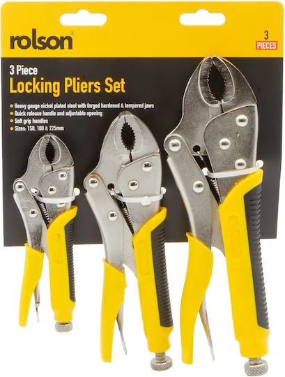 Set 3 Zangen 150 180 225 Mm Rolson