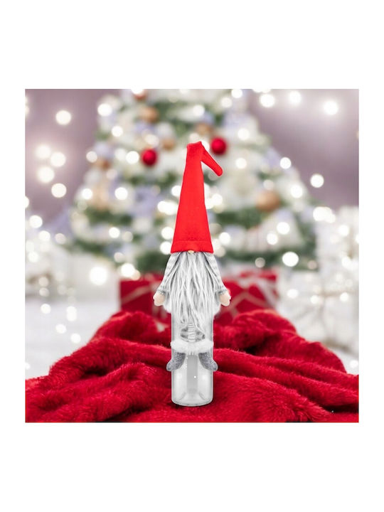 Bimberek Bimberek Weihnachtliches Tischgeschirr Flaschen-Dekoration Stoff Zwerge