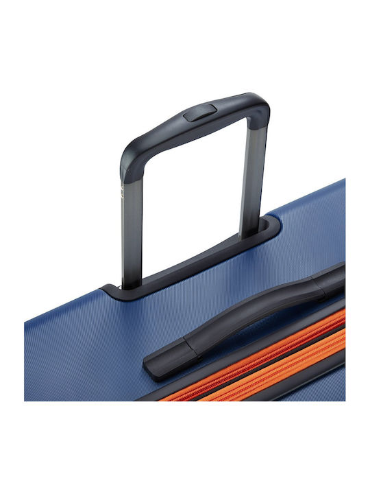 Securitech by Delsey Großer Hartreisekoffer Navy Blau Höhe 81cm
