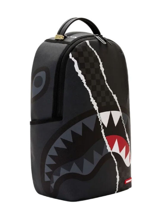 Sprayground Schulranzen Rucksack Für Junior High-High School - Schulrucksäcke Backpacks CENTER RIP REVEALING Grauer Check