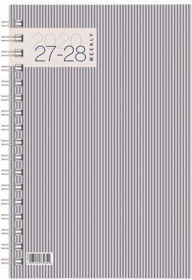 Linardatos Diary Agenda 2027 2028 Weekly Spiral 2 Years 17x24cm Planner For 2029