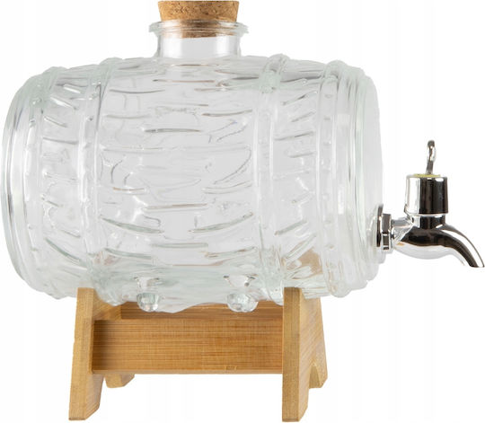 Bimberek Getränkespender Glas mit Zapfhahn 1,5l