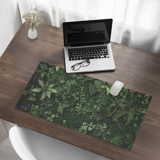 Desk Pad Mouse Keyboard Portable Computer Leaf Shape 90x45 Cm