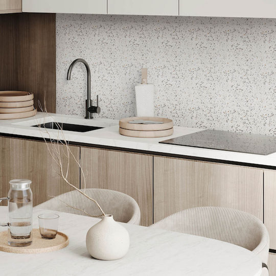 PVC Tile Set Decorative Design Kitchen Or Bathroom Small Stones 20x20x20 Cm