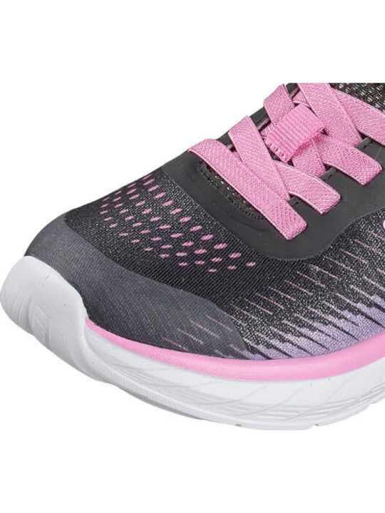 Kids Sneakers with Hoop & Loop Closure Black