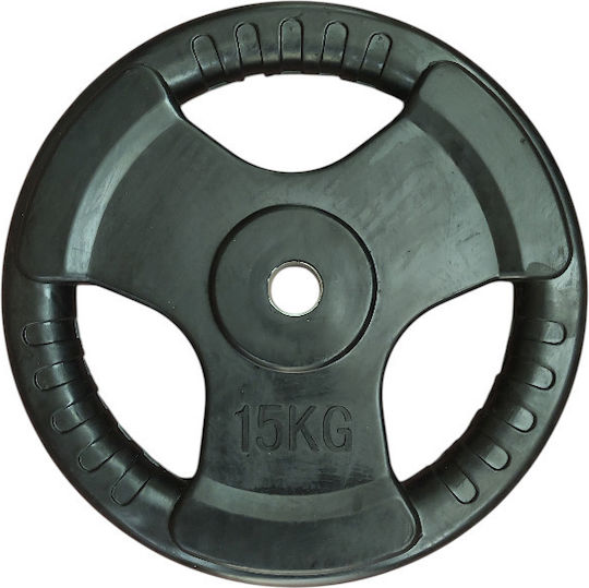 Profit Set of Plates Rubber 1 x 15kg Ø28mm with Handles