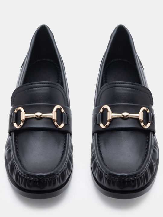 Women's Moccasins In Black Color