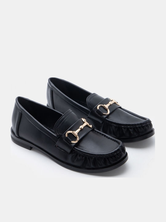 Women's Moccasins In Black Color
