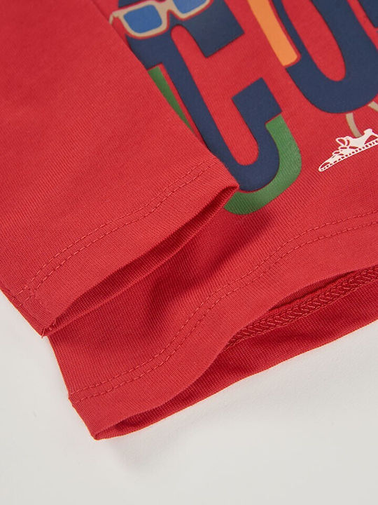 Kids Top Long-sleeved Red