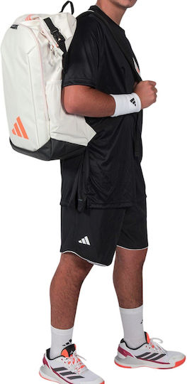 adidas Multigame Tennistasche Rucksack Padel Weiß