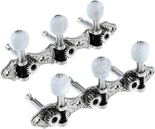 Grover Cg35n A05bk Ss Chrome Butoane Alb Perlat