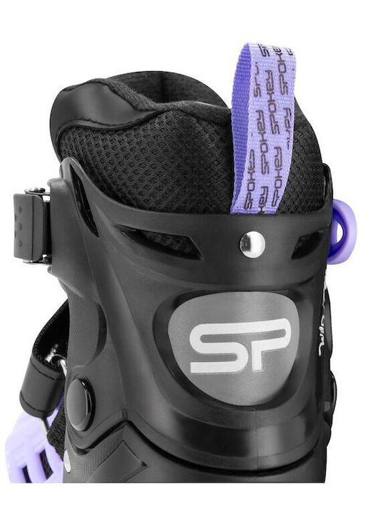 Spokey 4in1 Kids Adjustable Inline Rollers Black
