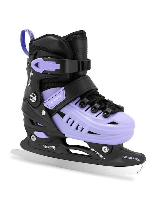 Spokey 4in1 Kids Adjustable Inline Rollers Black