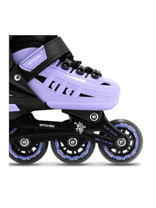 Spokey 4in1 Kids Adjustable Inline Rollers Black