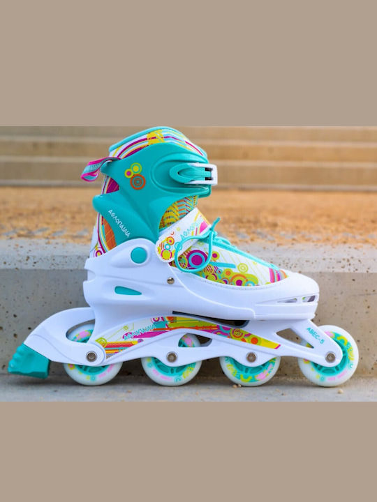 Athlopaidia Inline Adjustable Rollers Mint Children