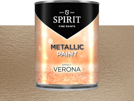 Spirit Verona Ефектна Боя Металически Перлени Частици 1л Бледозлатист