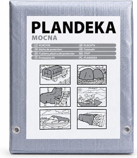 Premium Planen Verstärkt 2x6 M 110 G/m² Wetterbeständig