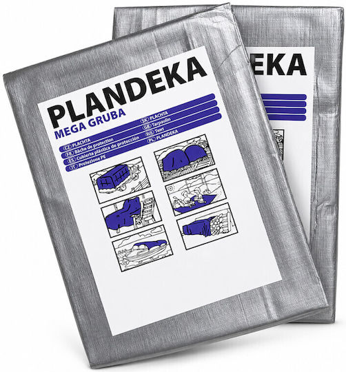 Prelată Extra Durabilă 2x2 M PE 260 G/m² Pentru Protecția Bunurilor în Exterior