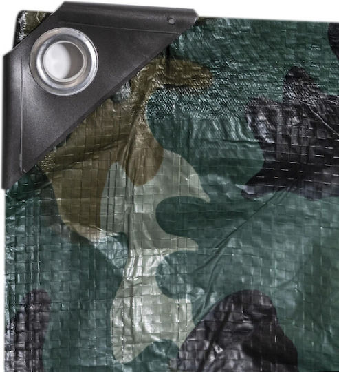 Pe Waterproof Tarp Army 3x4 M Protection Against Wind Rain Sun