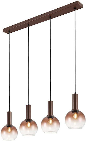 Vivalux Brown Rail Pendant Light